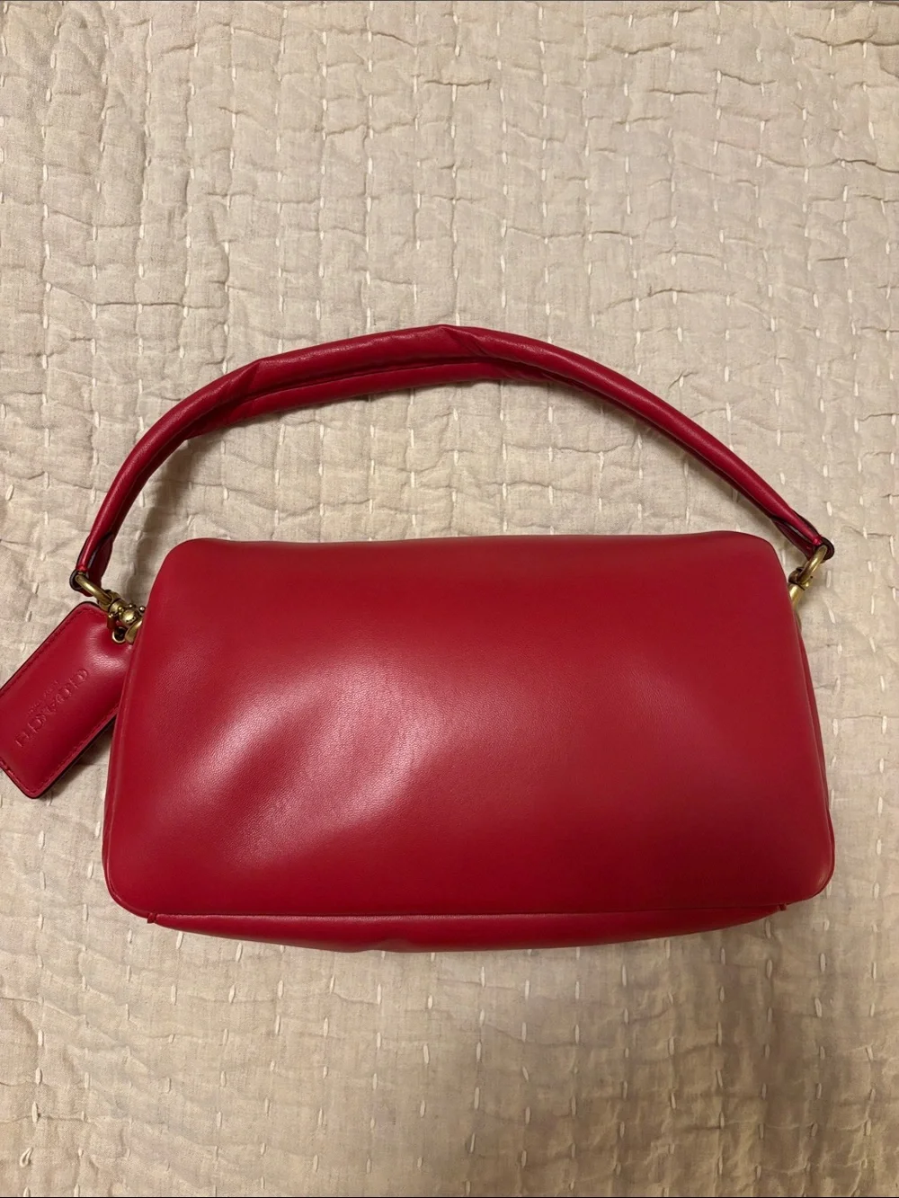 Coach Red Pillow Tabby Shoulder Bag 26